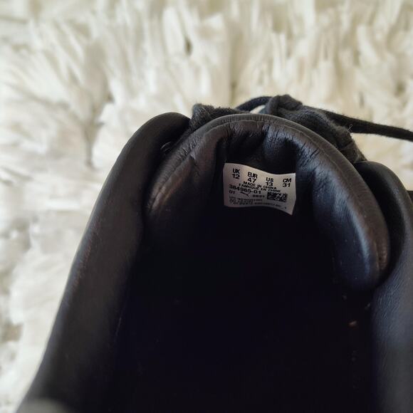 Puma Slipstream Shoes Mens Size 13 Black Yellow Suede Leather Anti Shock System - Picture 14 of 16